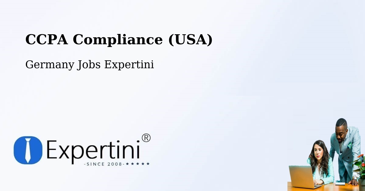 CCPA Privacy Rights & Compliance Notice – Ertingen - Germany Jobs Expertini