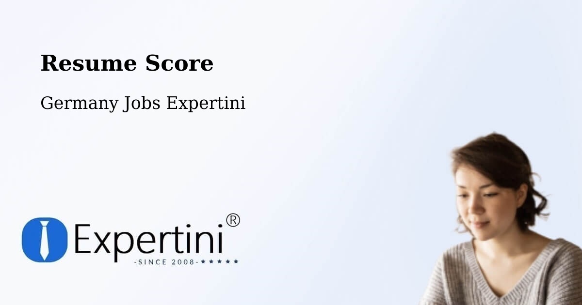 Resume Score & Job Description Match Tool – Ertingen - Germany Jobs Expertini